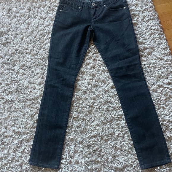 Guess Women's Dark Blue Super low rise skinny Jeans size 28 - Picture 1 of 5